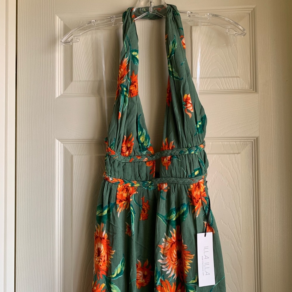 ILLA ILLA Tropical Halter Maxi Dress - Picture 5 of 5